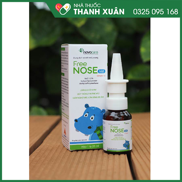 Free Nose Kid hỗ trợ giảm viêm mũi, sổ mũi